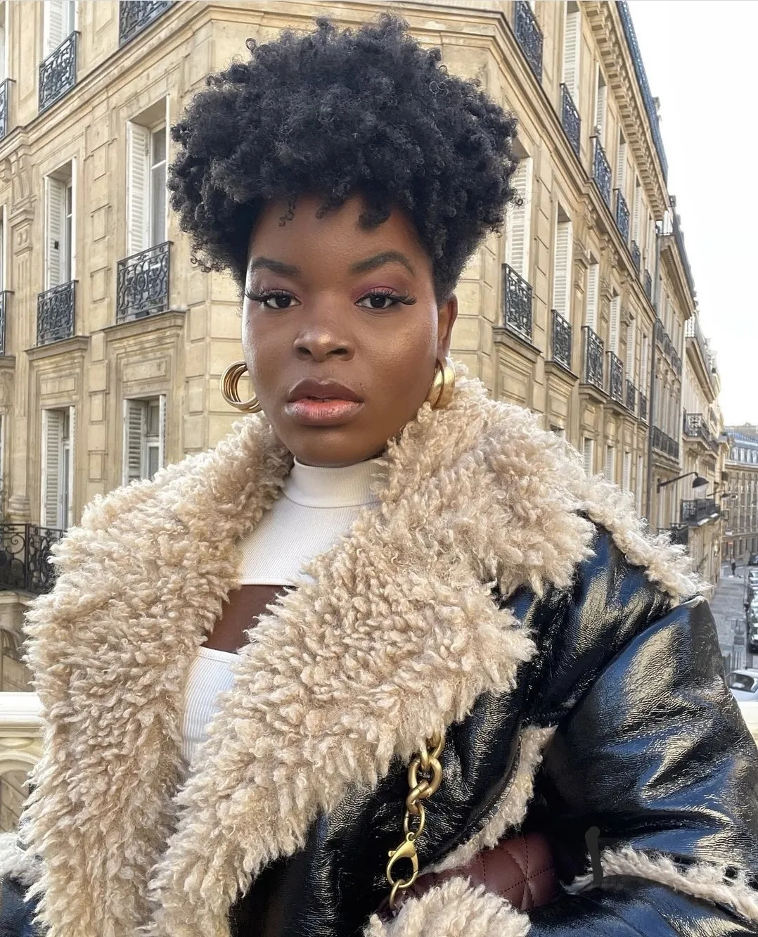 Bold Afro With Defined Coils Chic