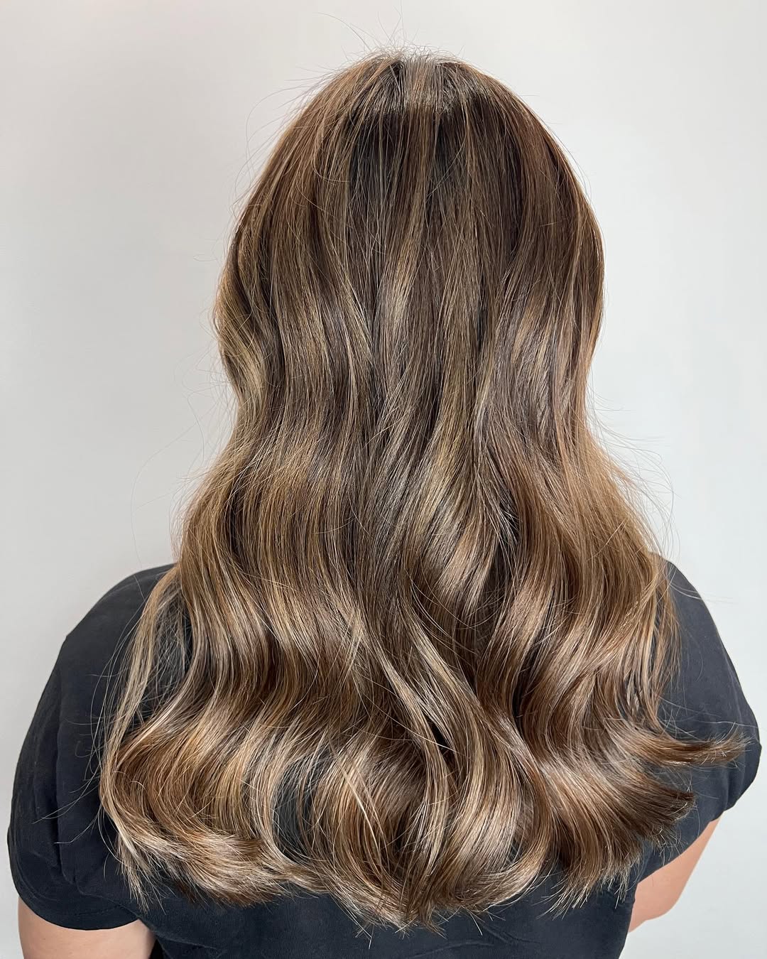 Caramel Balayage With Loose Waves