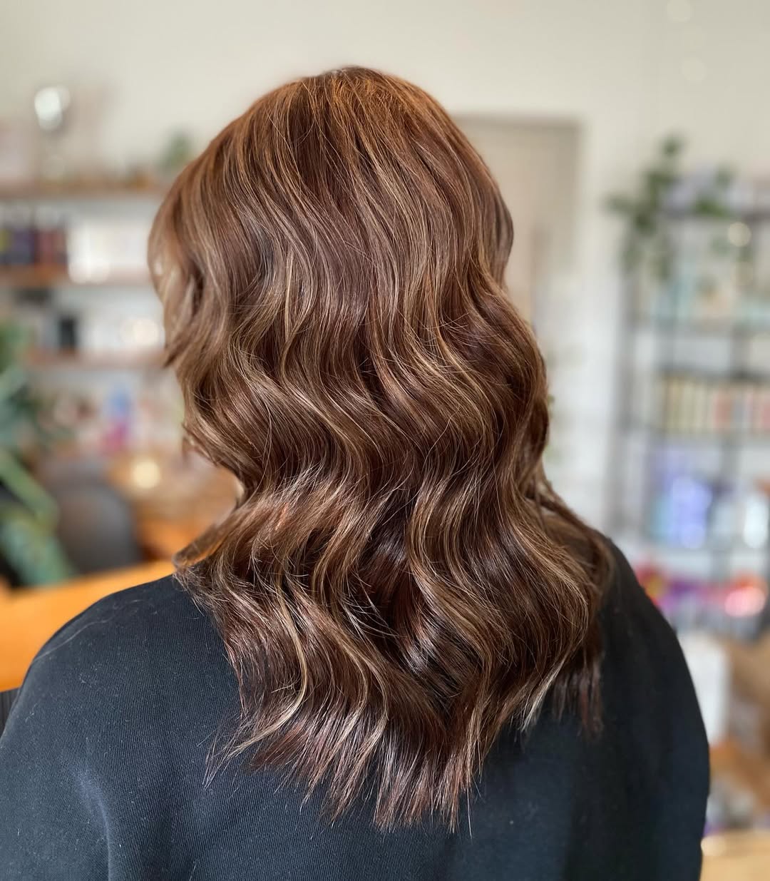 Caramel Swirl Warm Brown Hair