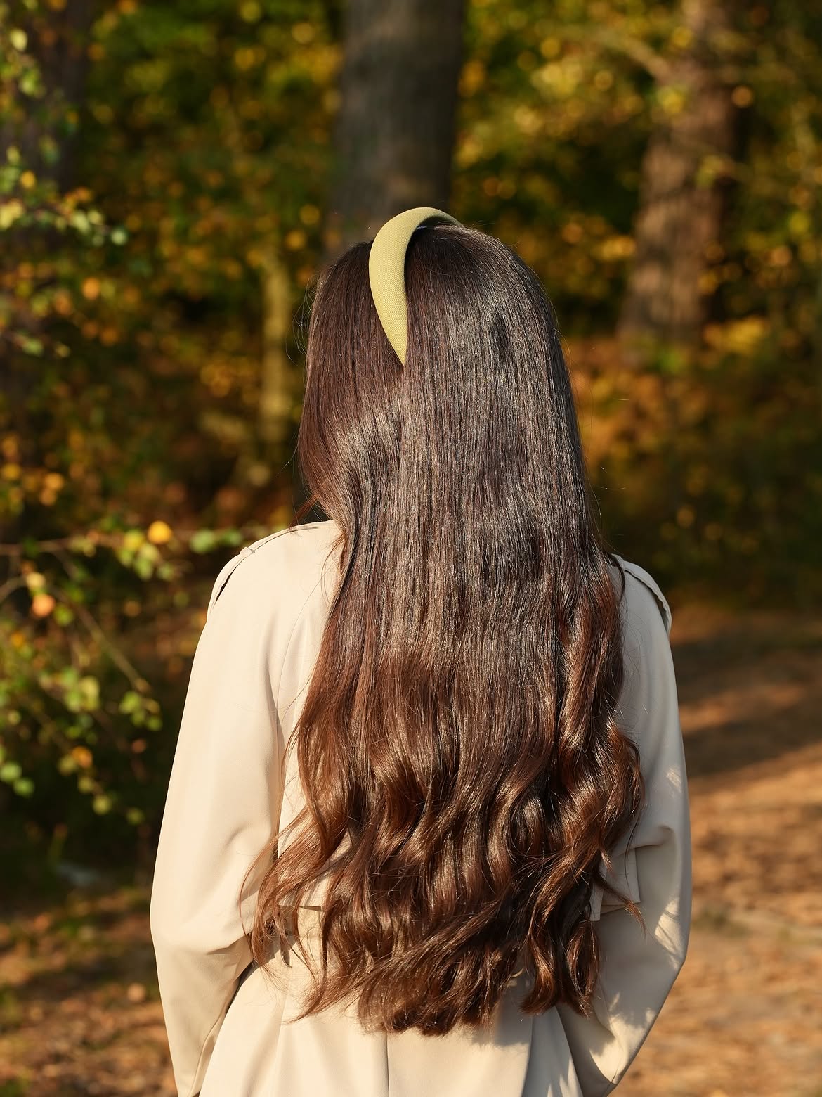 Effortless Waves With Padded Headband Fall Style