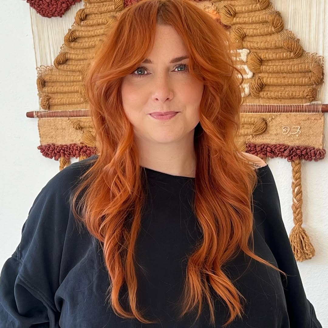 Fiery Copper Long Shag With Face-Framing Layers