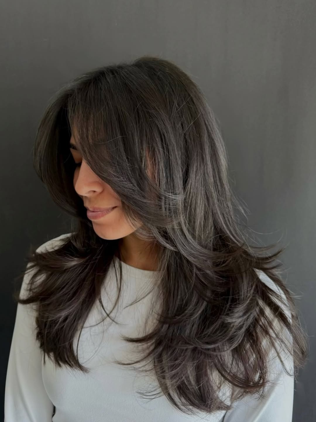 Gorgeous Face-Framing Layers Medium Length Hair