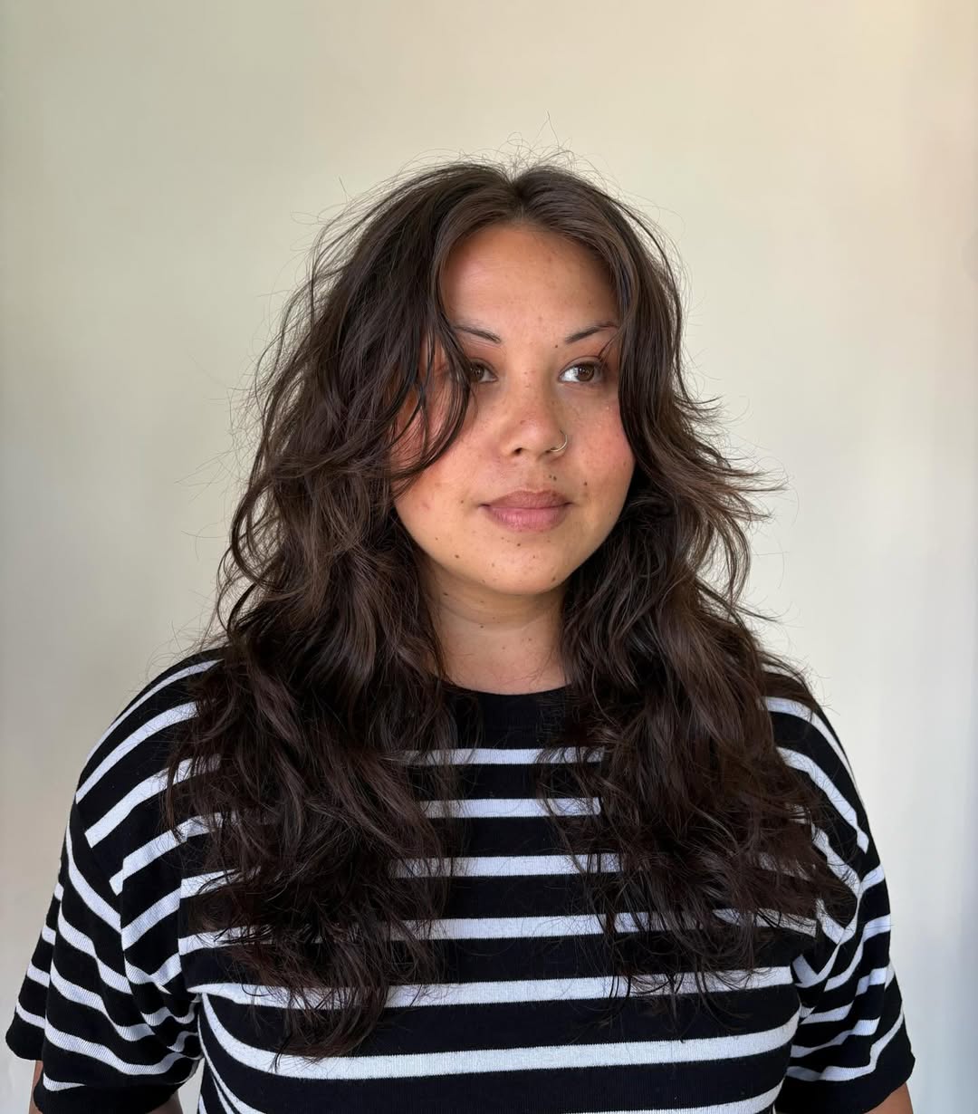 Messy Wavy Shag Cut With Lived-In Texture