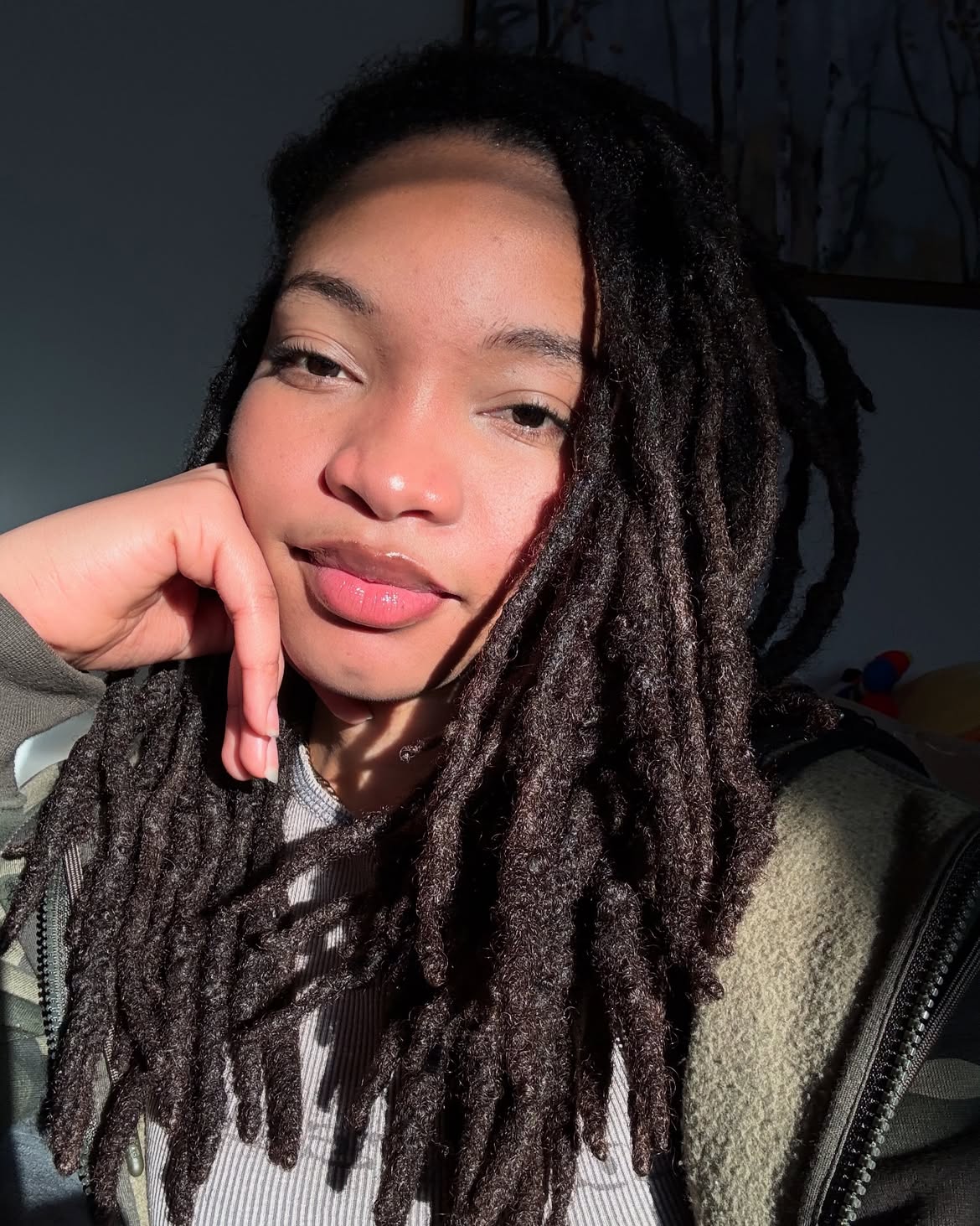 Natural Locs With Defined Texture