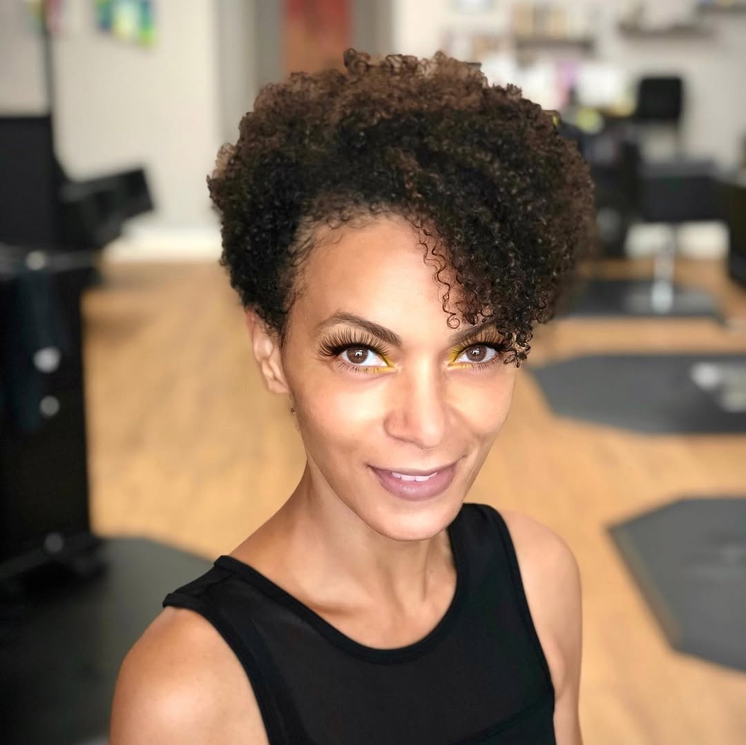 Playful Pixie Cut With Defined Curls