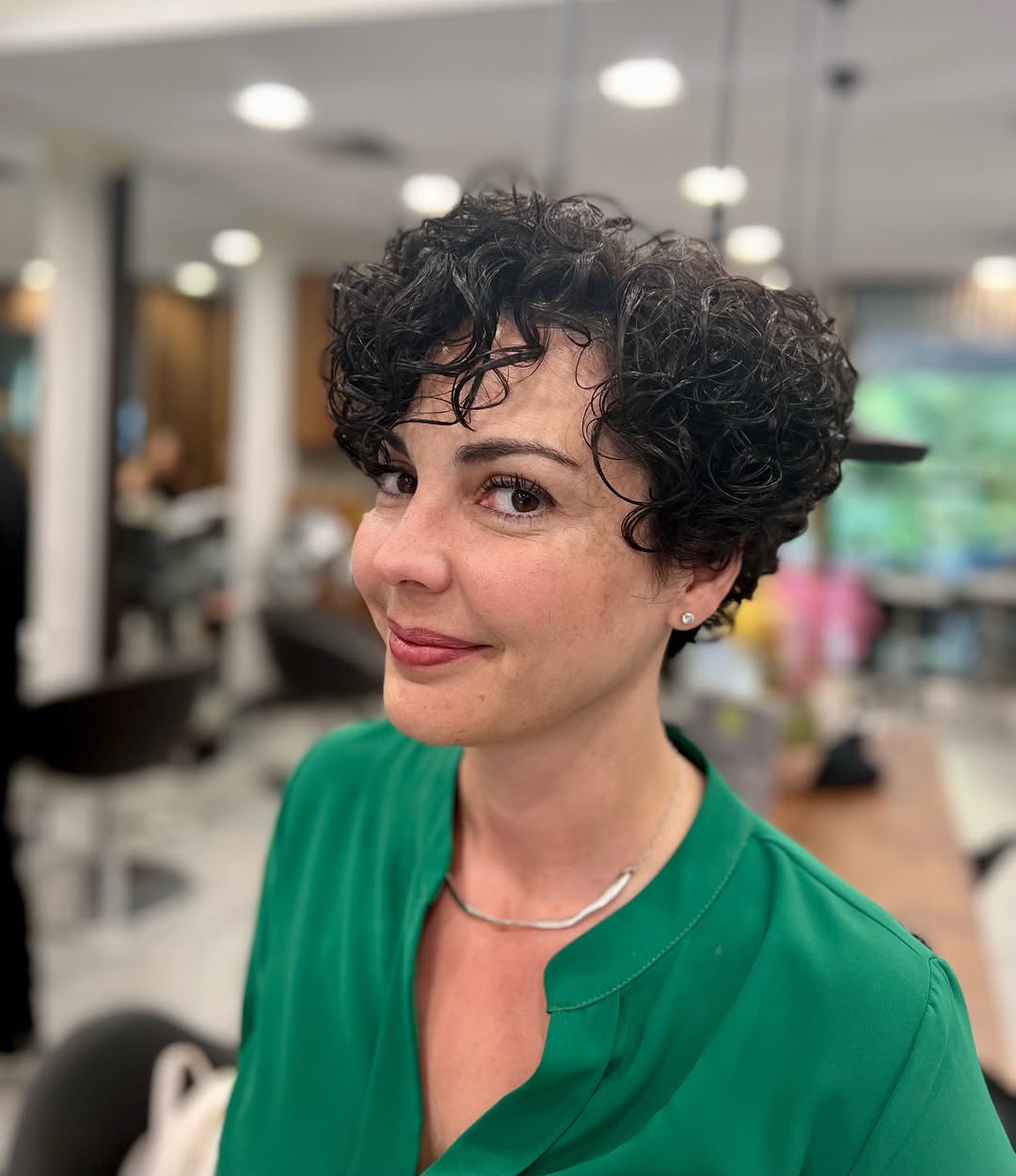 Playful Pixie Cut With Defined Curls