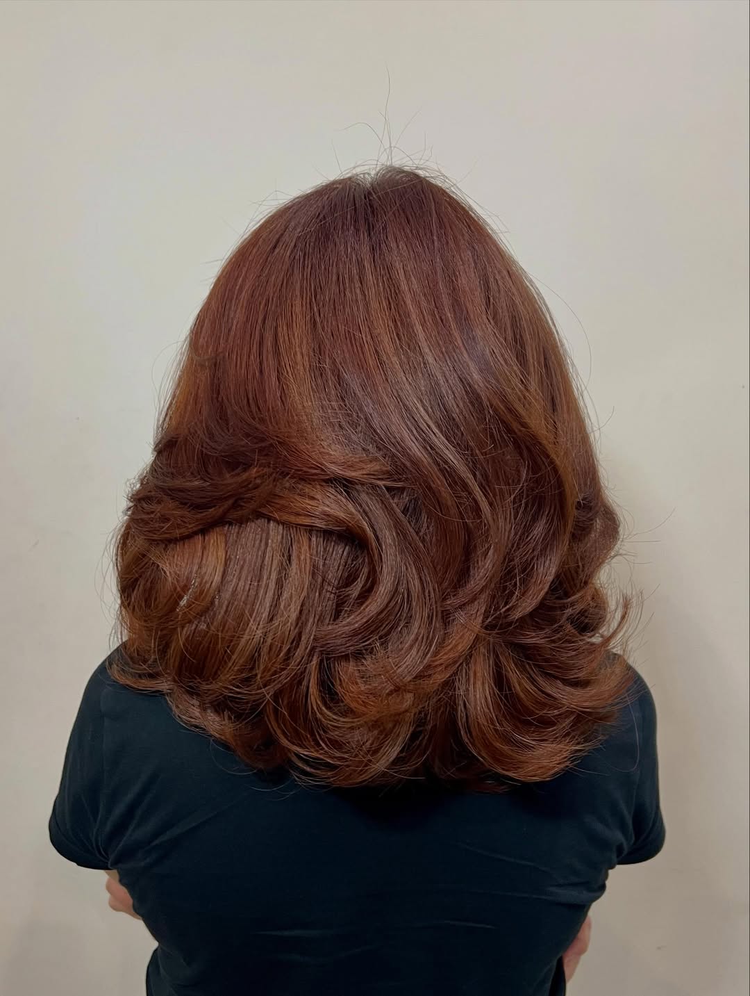 Rich Auburn Layers With Voluminous Blowout