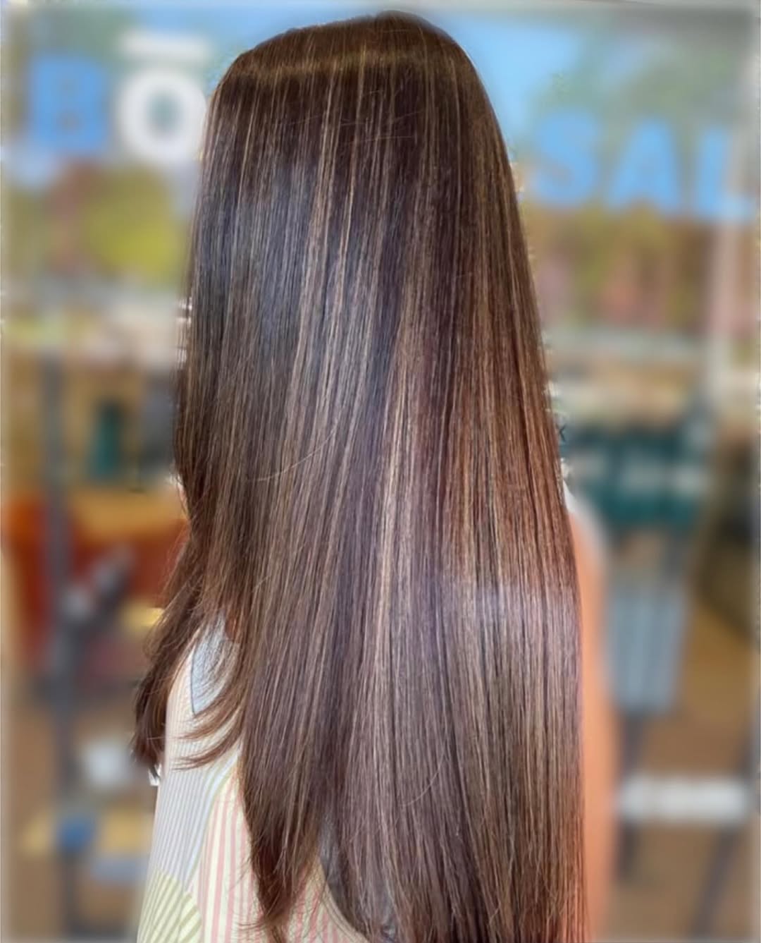 Rich Chocolate Brown Hair With Warm Caramel Highlights