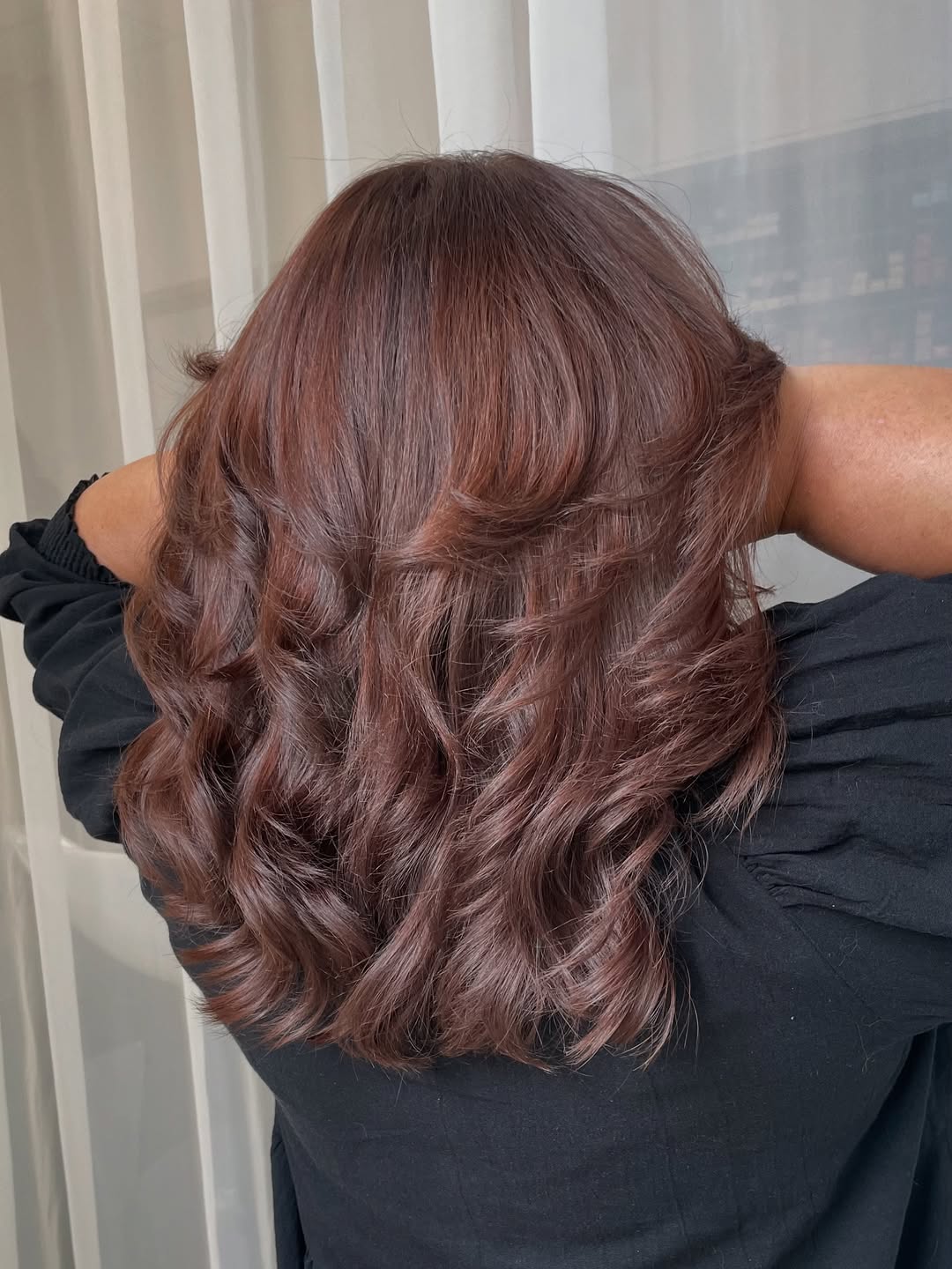 Rich Warm Brown With Voluminous Waves