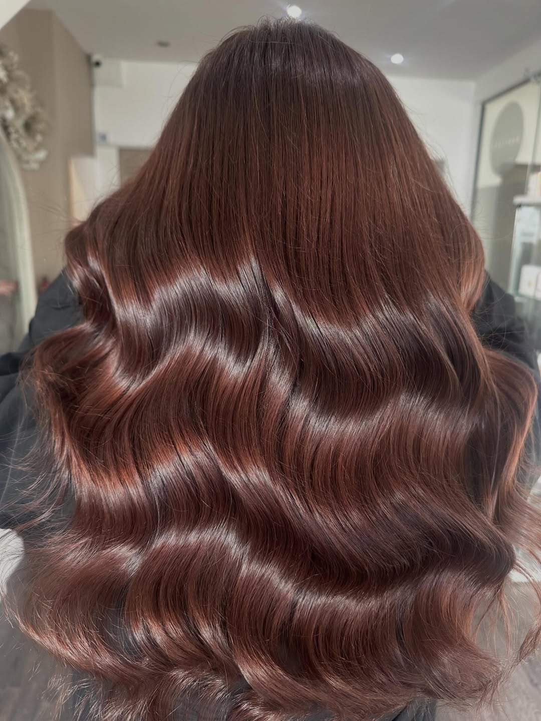Rich Warm Brunette With Soft Waves