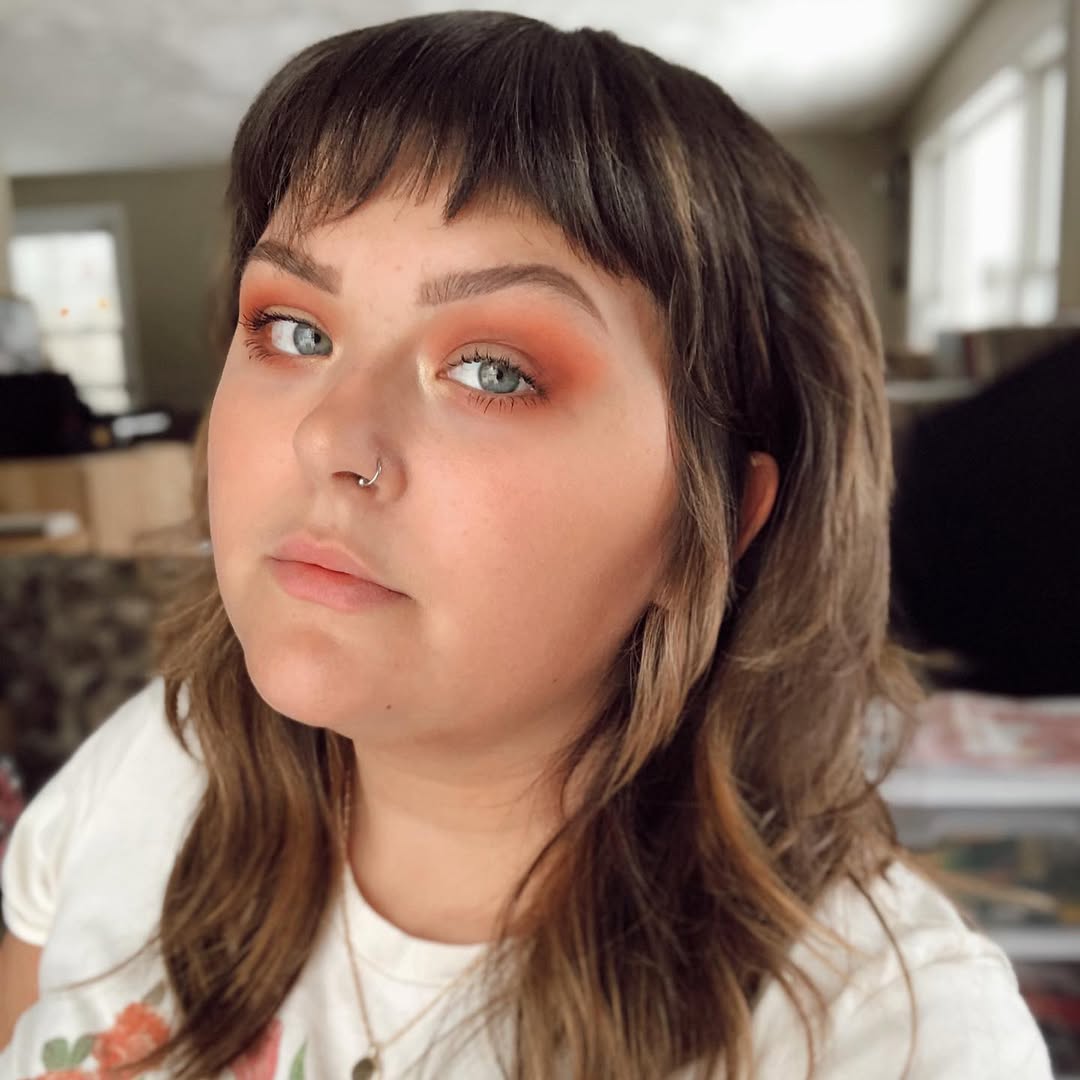 Shaggy Layers With Baby Bangs