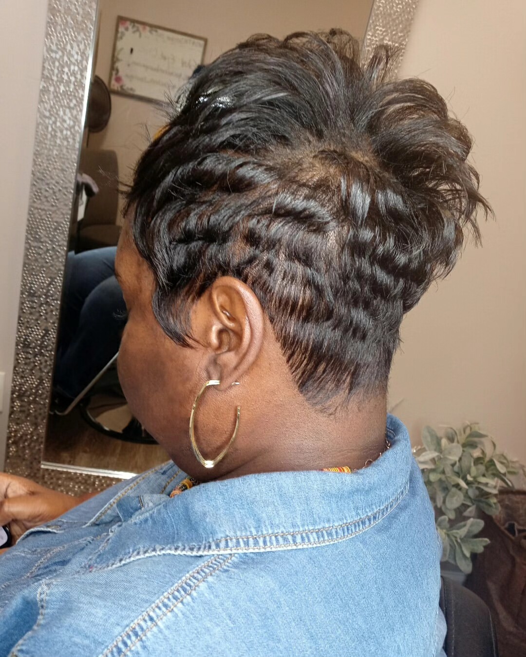 Stacked Pixie Cut With Textured Layers