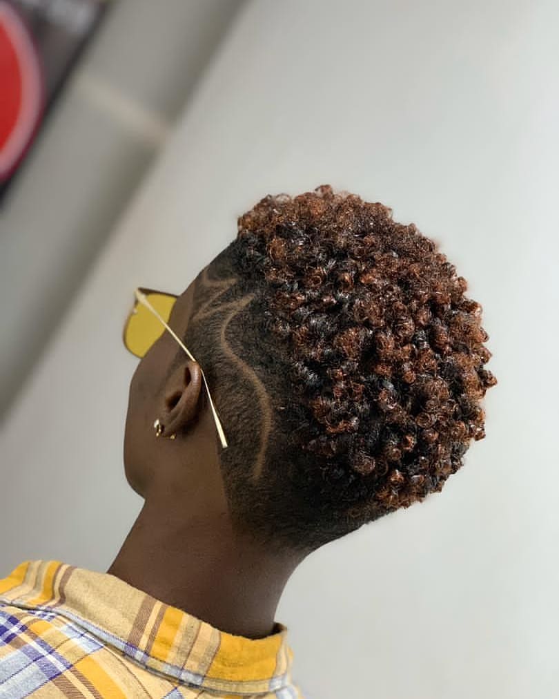 Textured Coils With Tapered Fade and Line Design