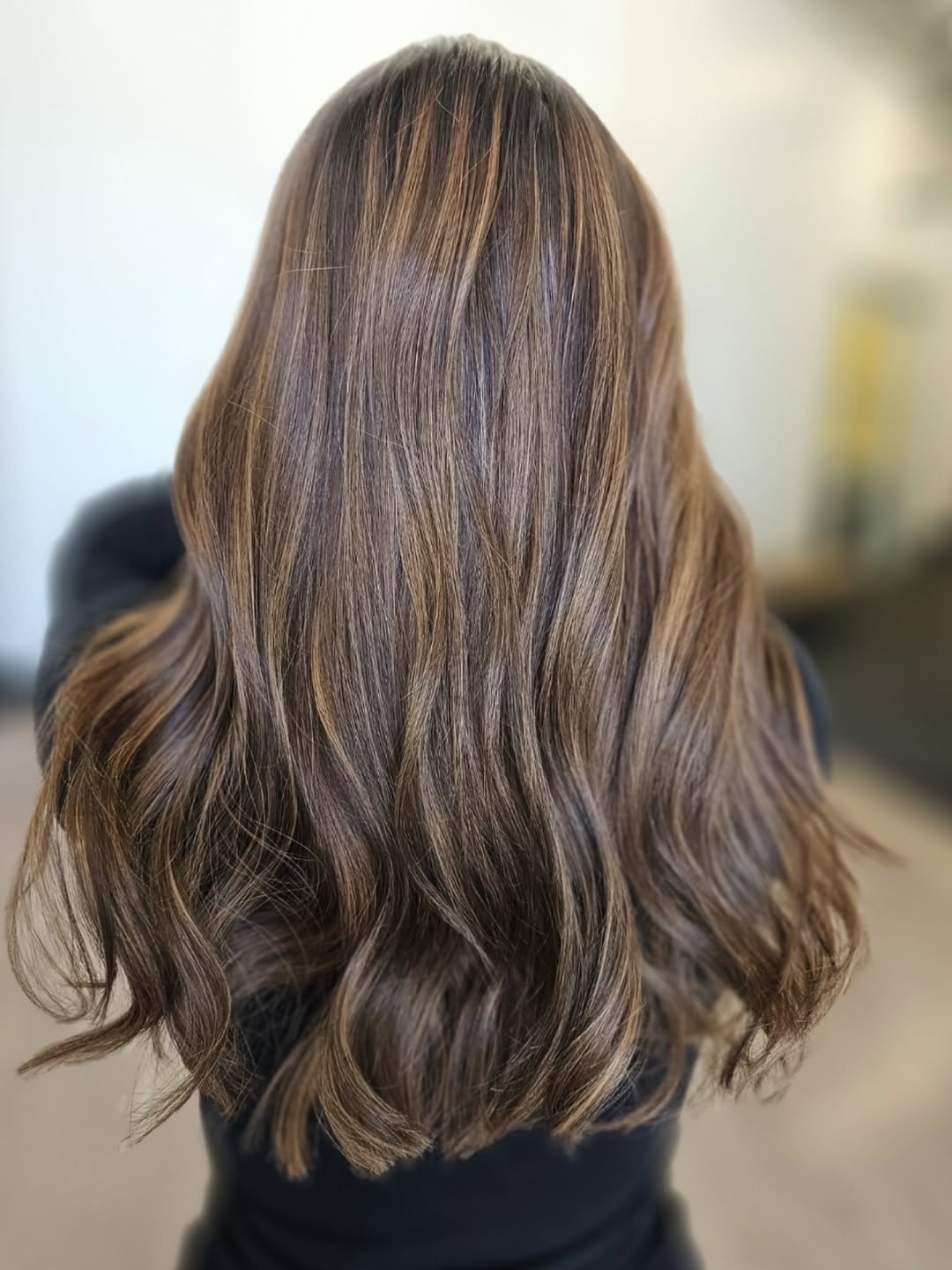 Toasted Almond Balayage With Loose Waves
