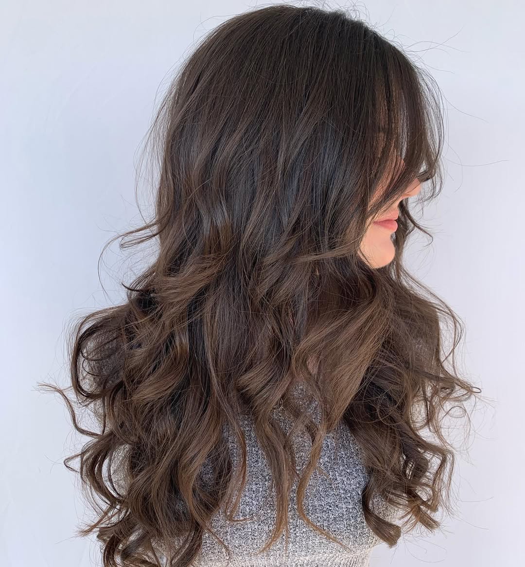 Wavy Long Shag With Face Framing Layers