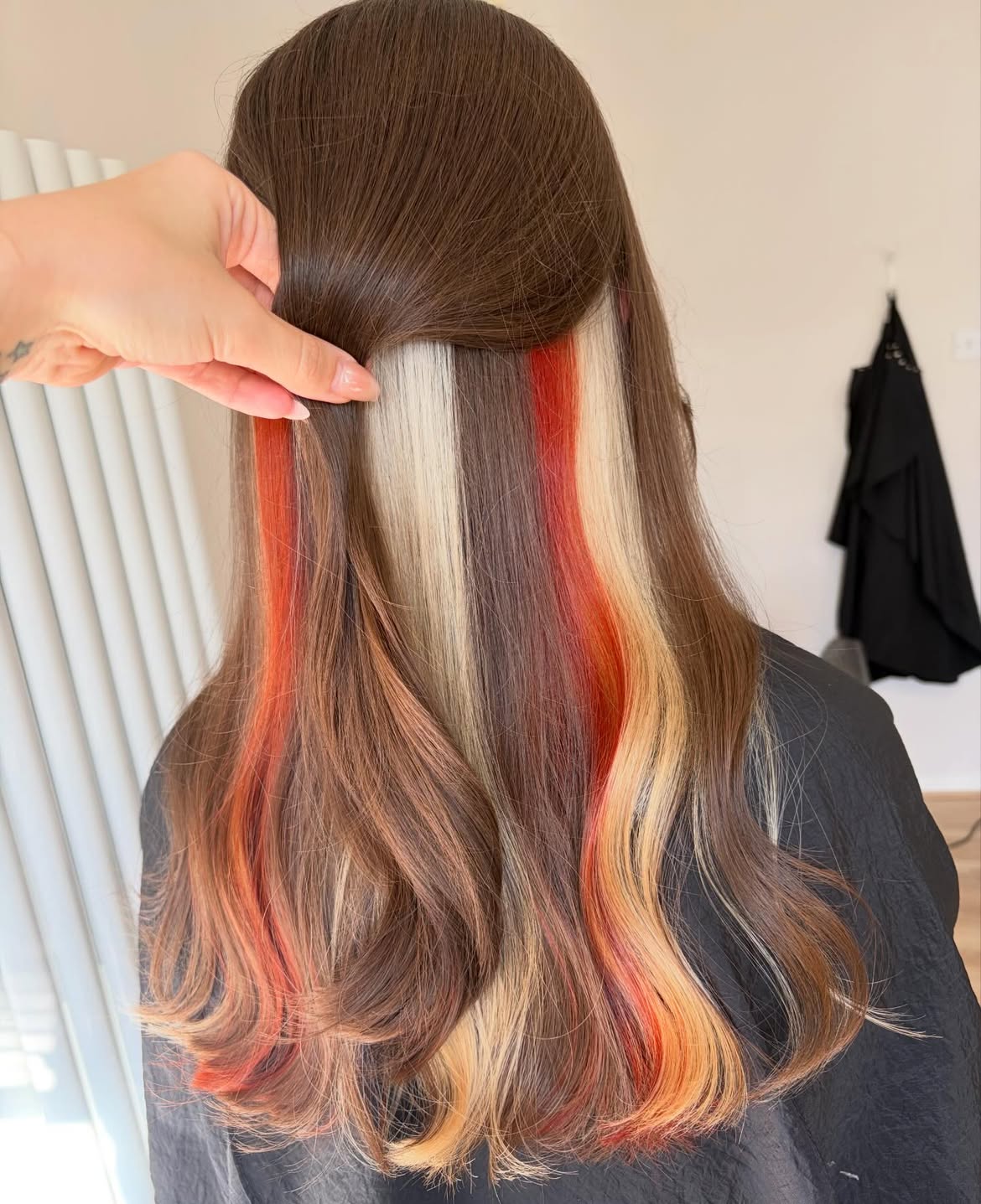 Bold Peekaboo Stripes In Warm Tones