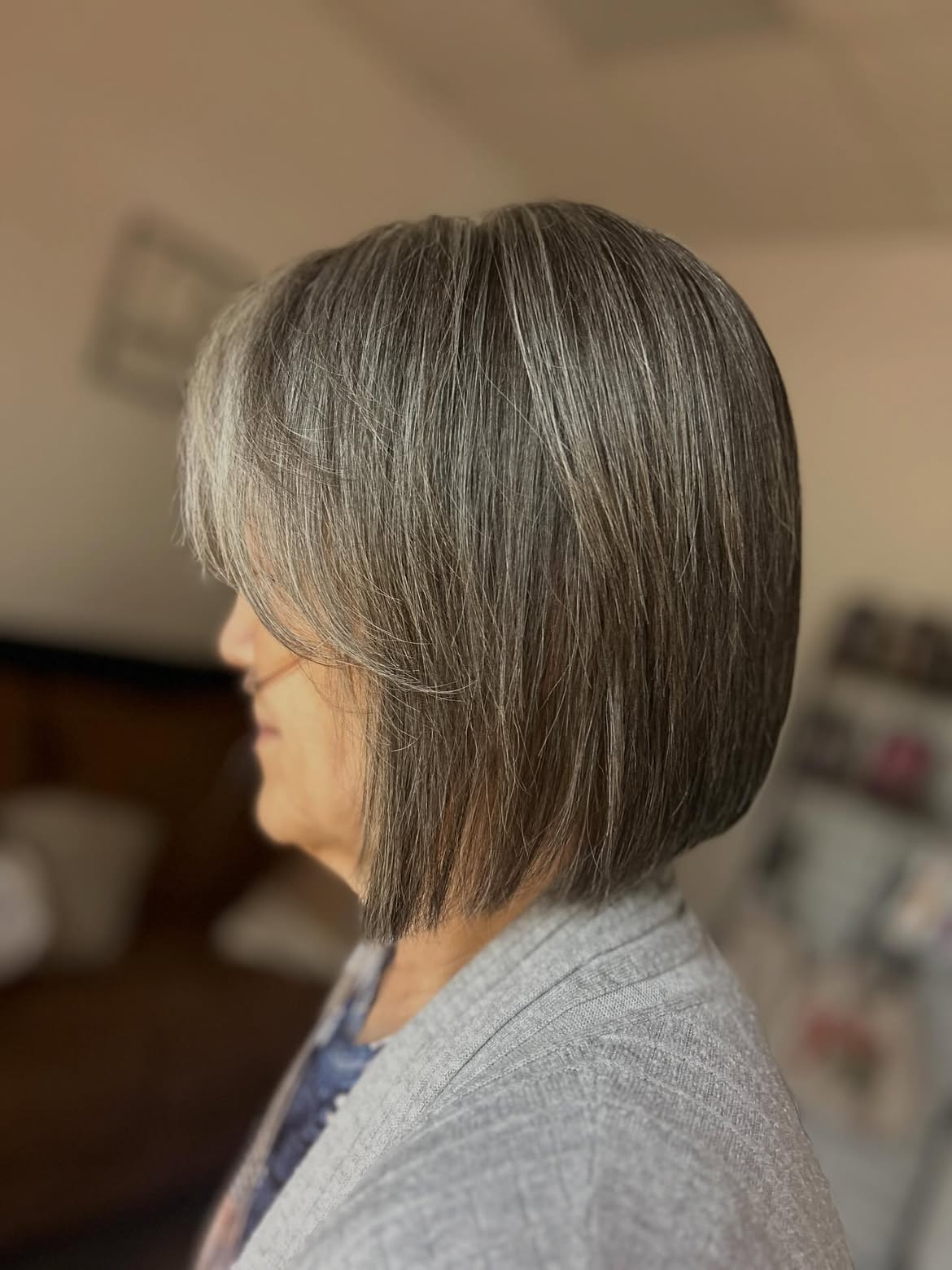 Chic Layered Bob With Subtle Face-Framing Bangs
