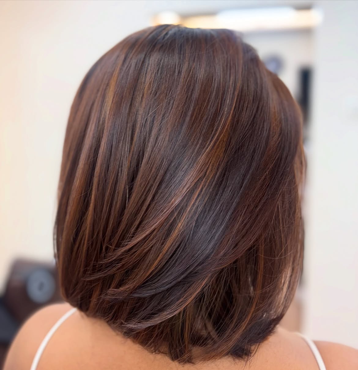 Cinnamon Swirls On A Chic Bob