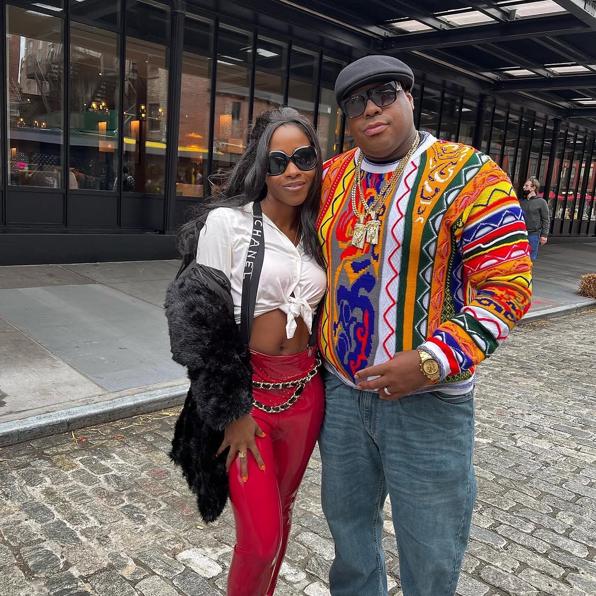 Coogi Sweater And Vinyl Pants Couple's Costume
