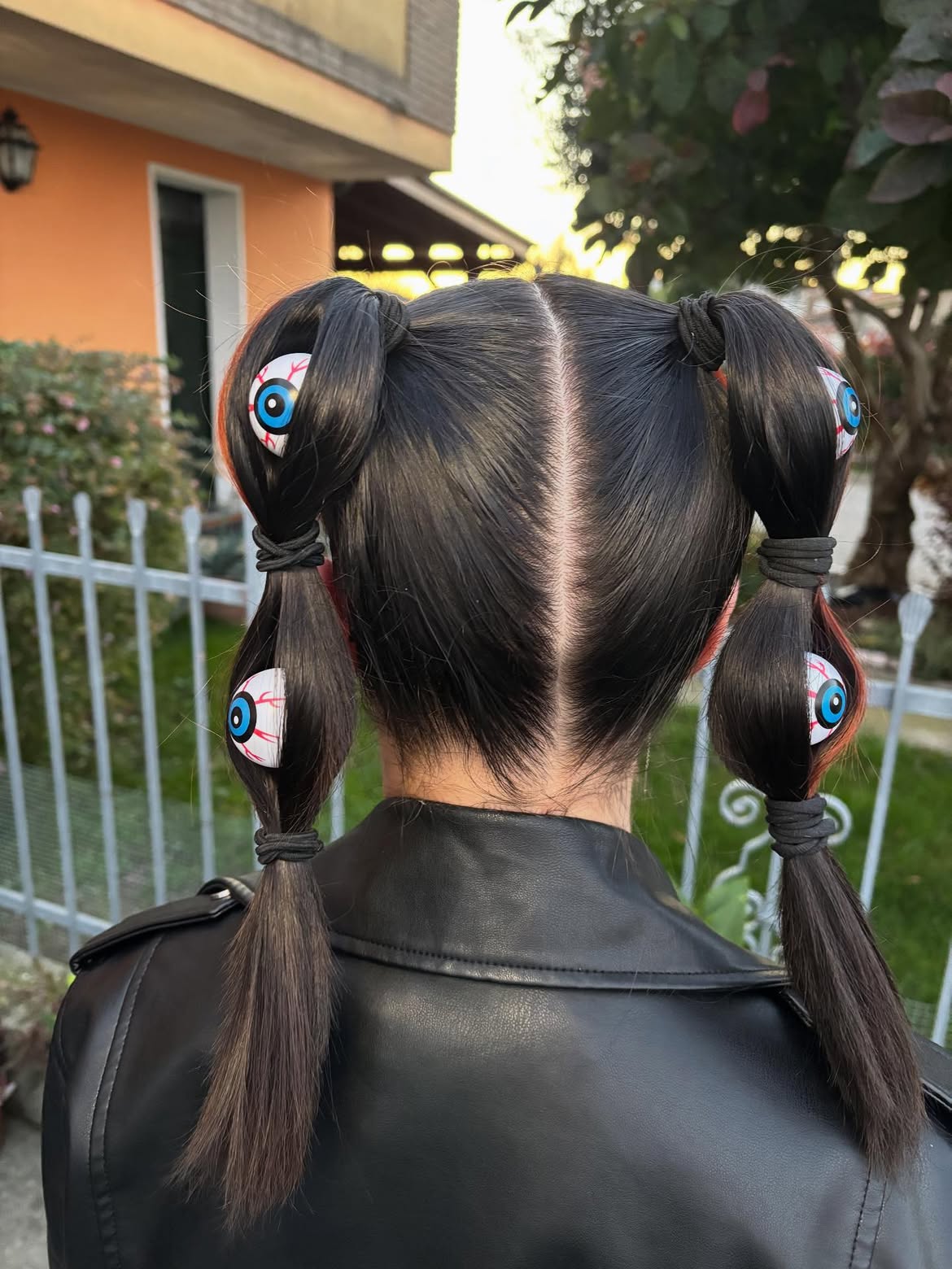 Creepy Pigtails With Eyeball Charms