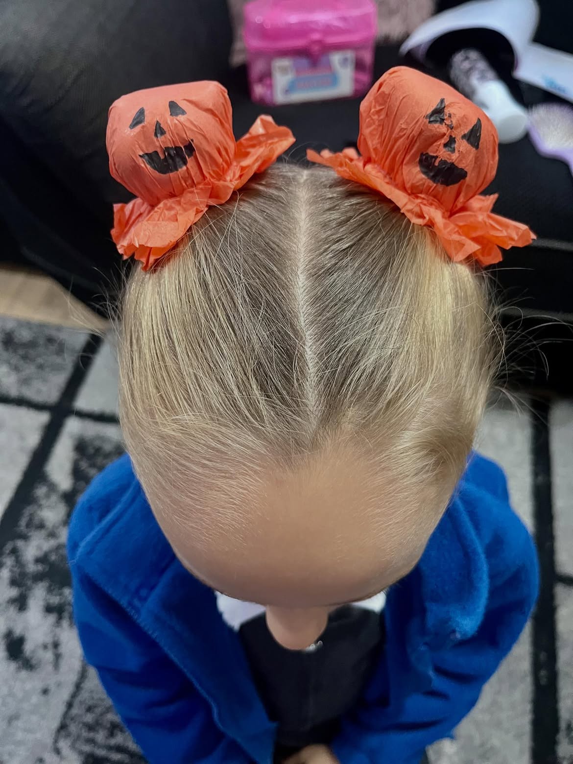 Cute DIY Pumpkin Pigtails for Halloween