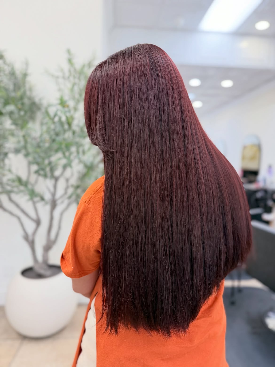 Deep Cherry Cola With Subtle Red Highlights