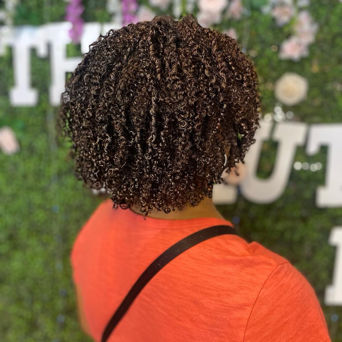 Defined Coils With Auburn Undertones