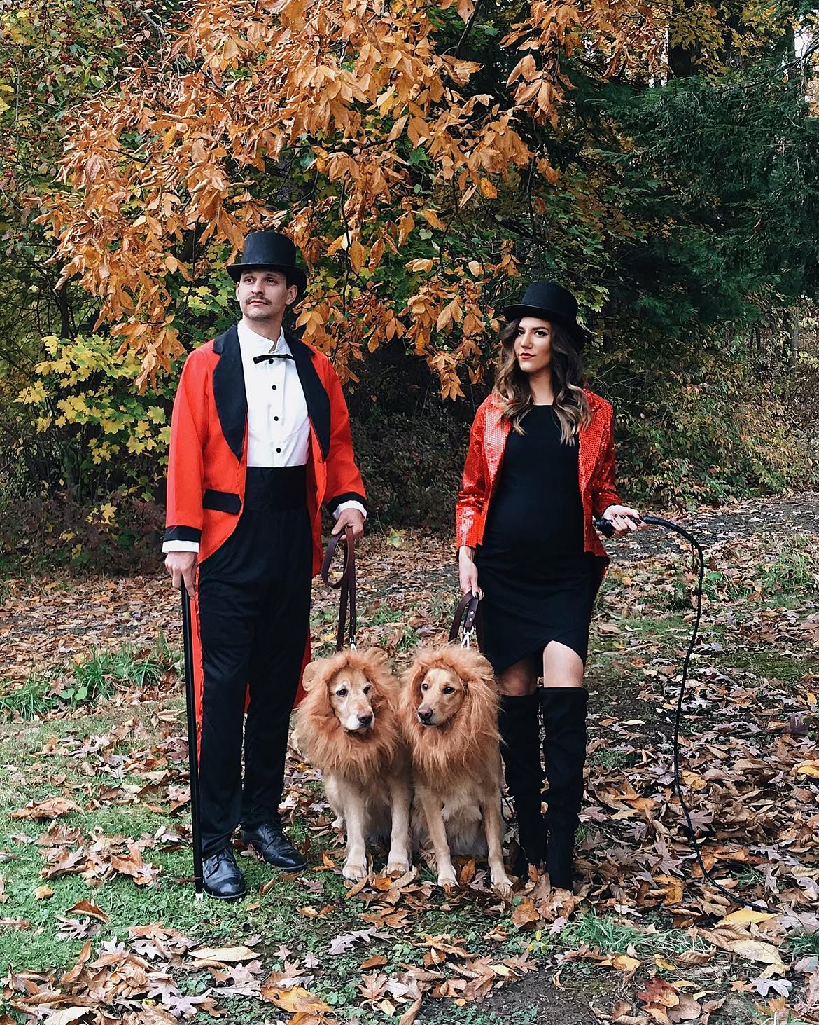 Duo Ringmaster & Lion Tamer Halloween Costume