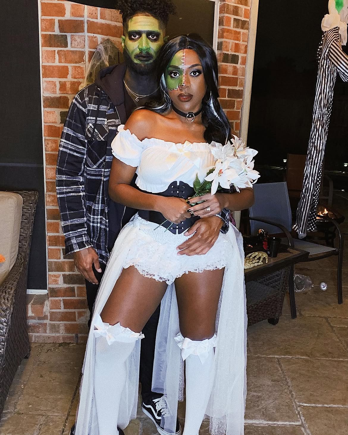 Frankenstein Bride And Groom Couples Costume