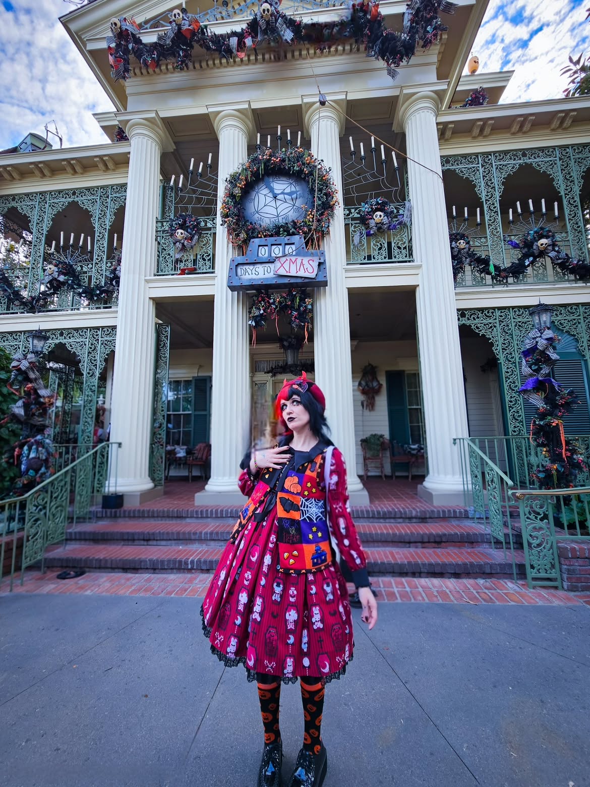 Gothic Lolita Halloween Dress With Themed Accessories
