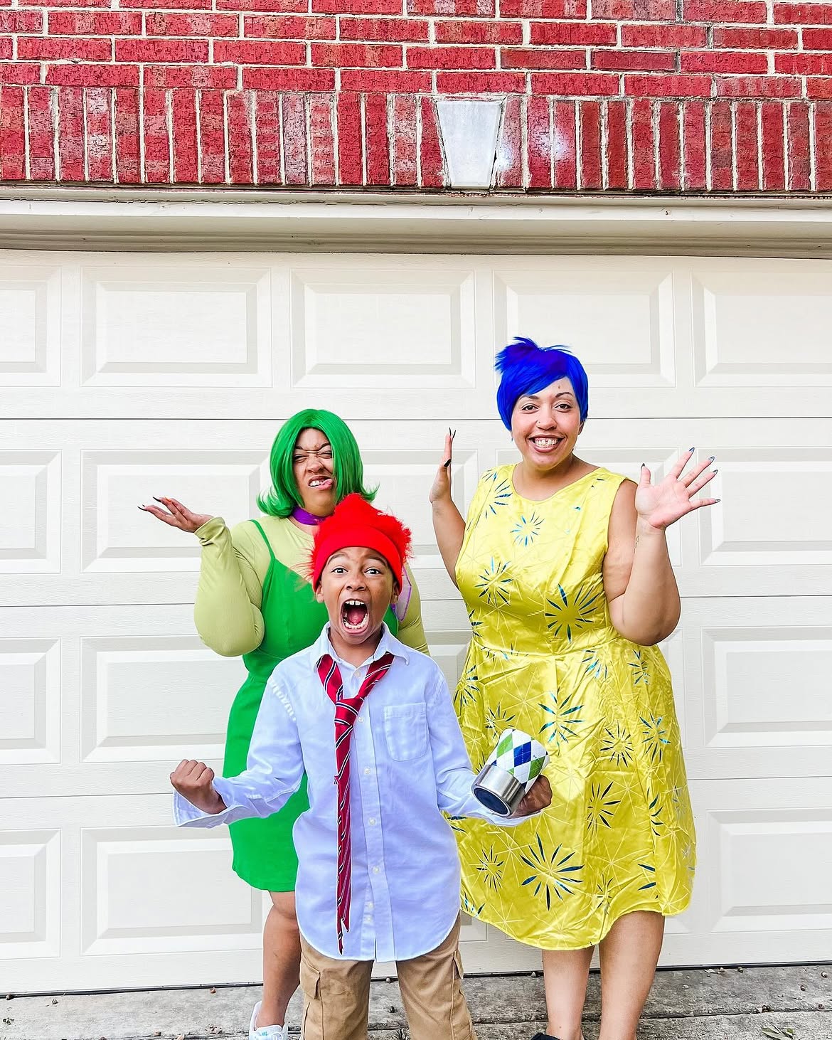 Inside Out Trio Costume Wigs