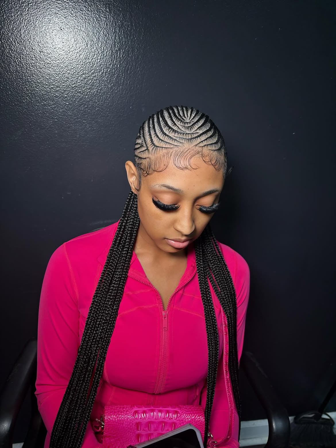 Intricate Fulani Braids With Defined Baby Hairs