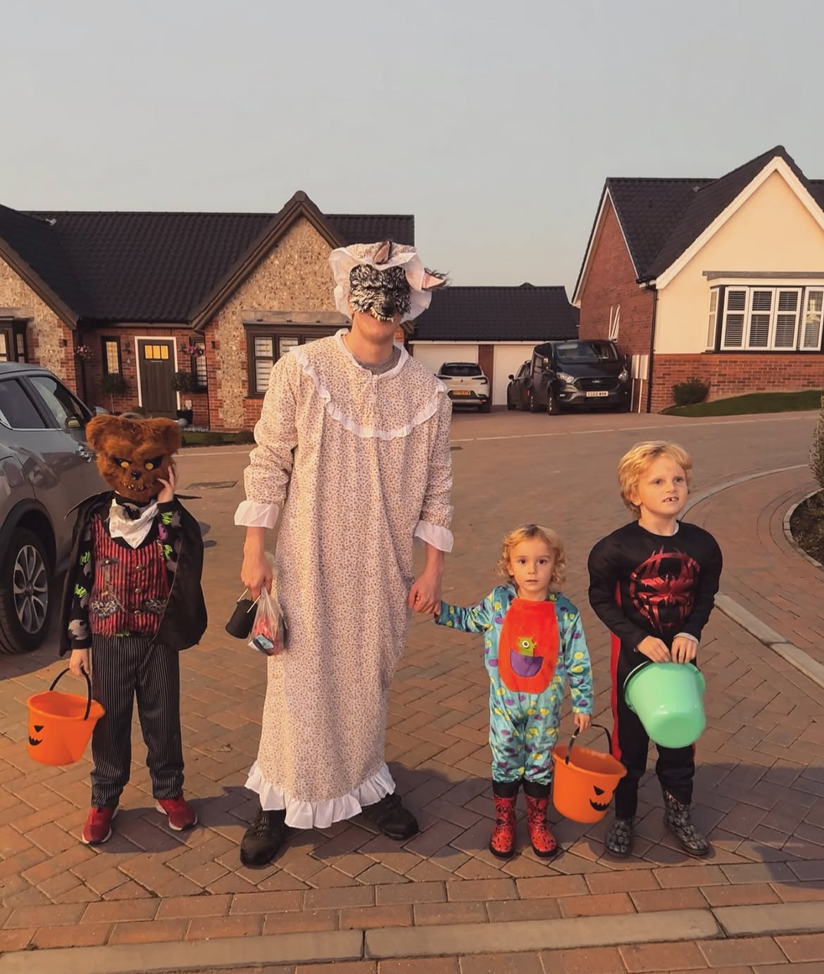 Little Red Riding Hood And The Big Bad Wolf Group Costume