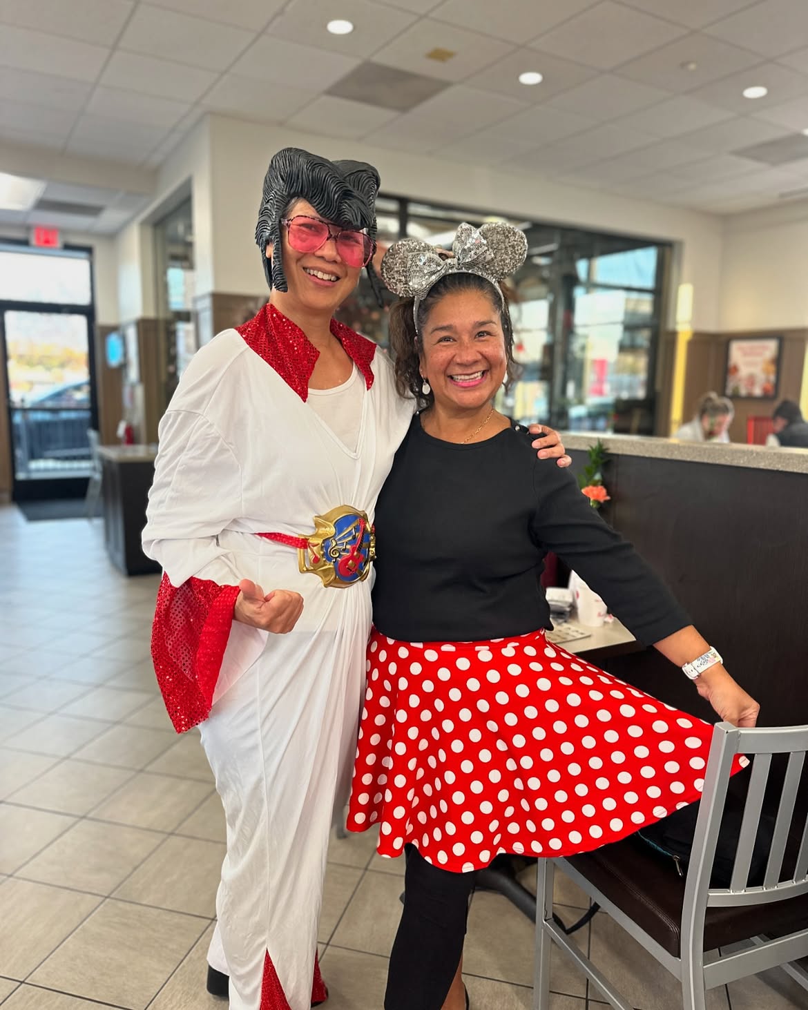 Minnie Mouse Skirt And Black Top Halloween Costume