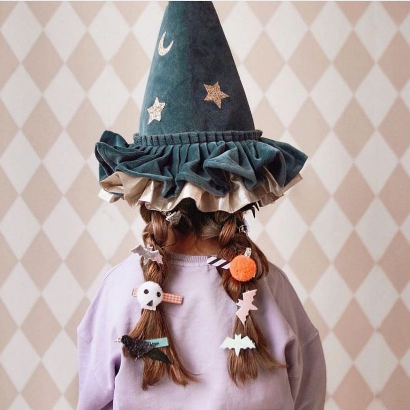 Spooky Halloween Braids With Themed Charms