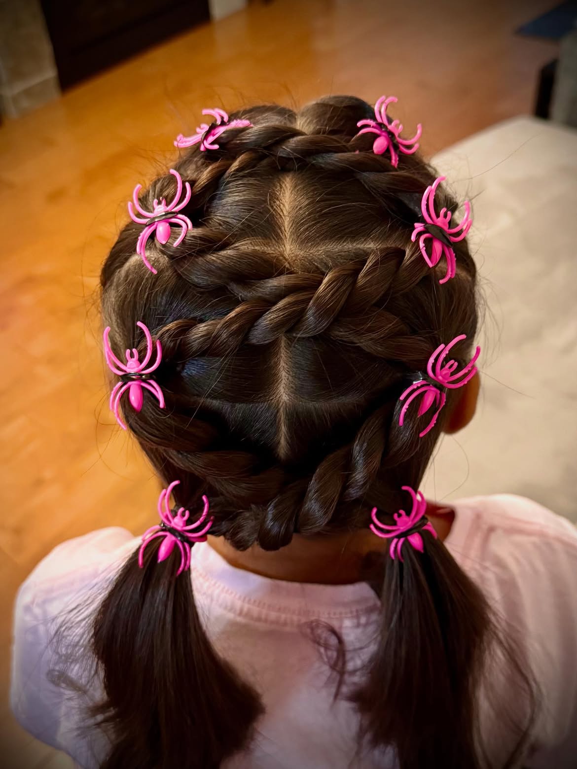 Spooky Spider Braids for Halloween Fun