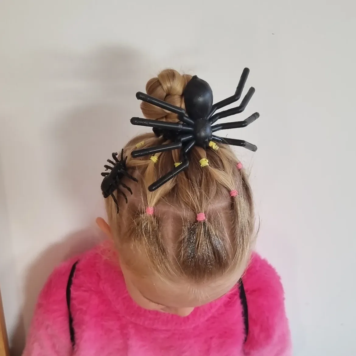 Spooky Spider Web Braided Hair for Halloween