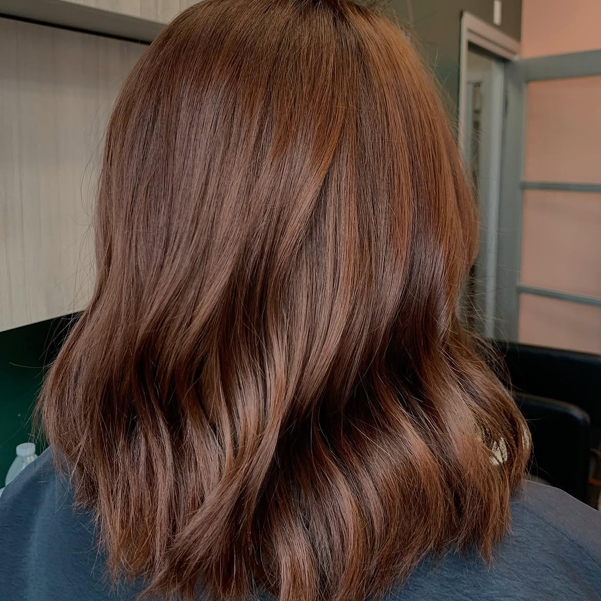 Subtle Cinnamon Swirls On Warm Brown
