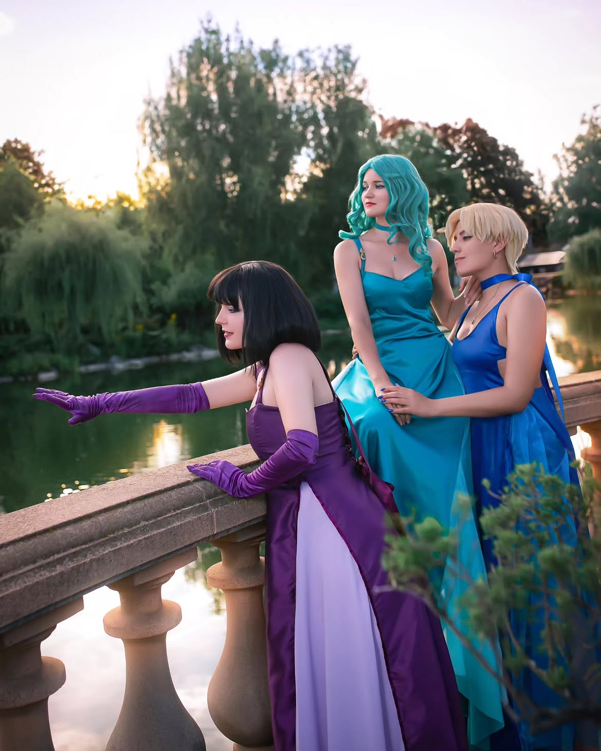 Vintage Anime Inspired Trio Costume