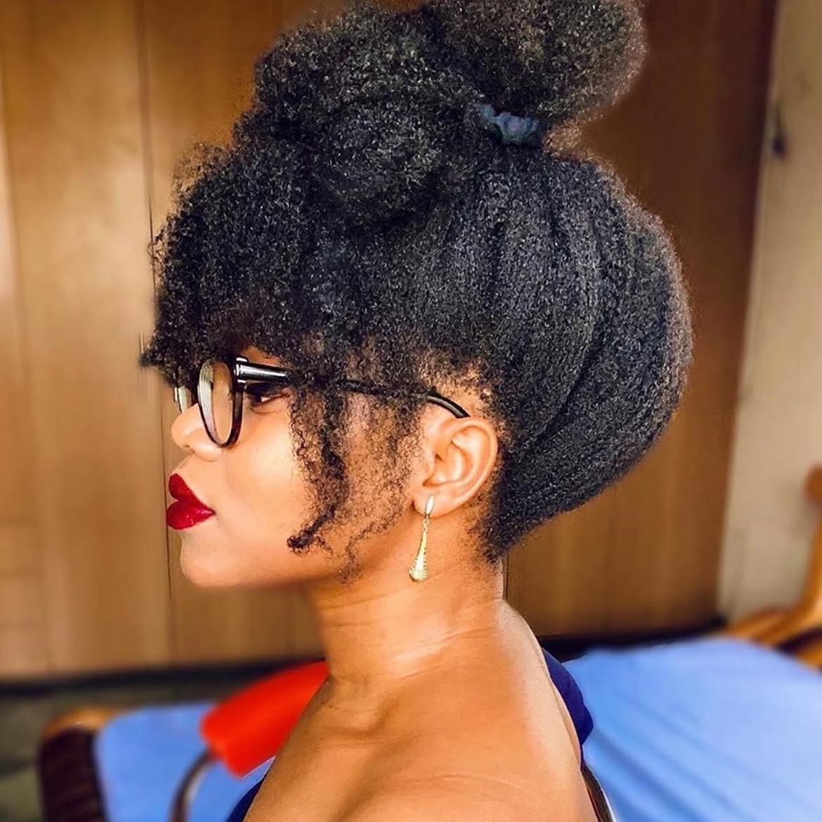 Voluminous Updo With Loose Face-Framing Pieces