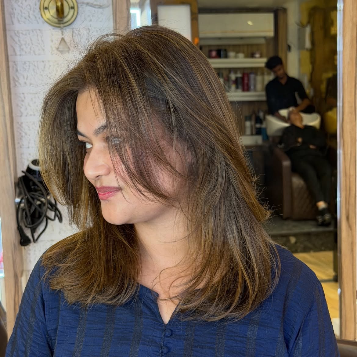 Warm Mushroom Brown With Face Framing Layers